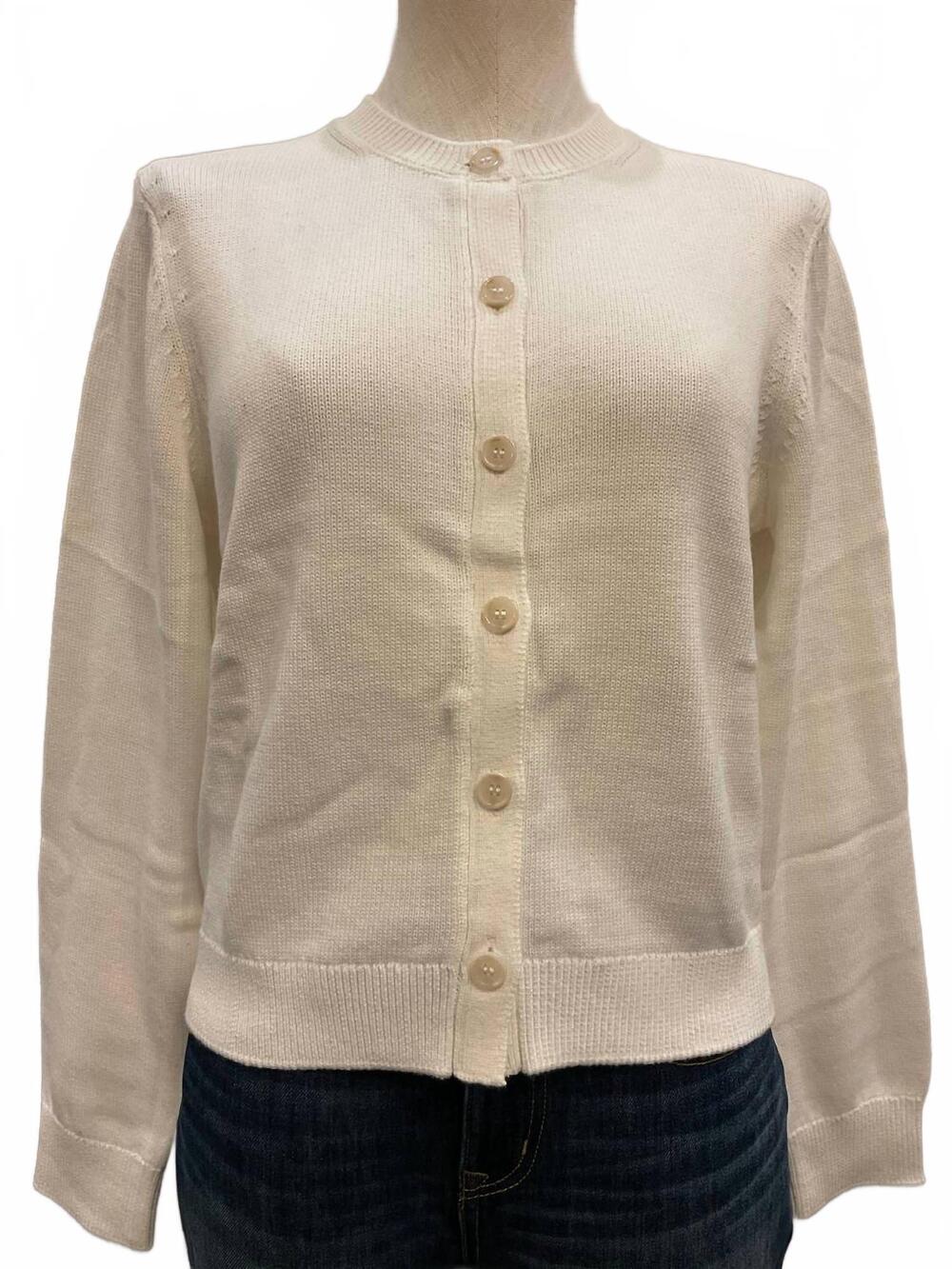 NEW STITCHES & STRIPES women's piper long sleeve cardigan in cream